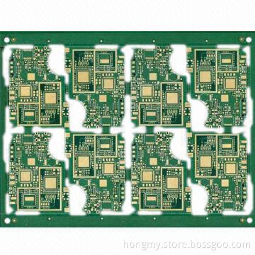 Double-sided PCB with Green Solder Mask and 2oz Copper Thickness, ENIG Finish